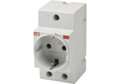 ABB DIN-rail stopcontact