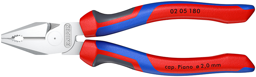 Miniatuur van KNIPEX combinatietang kracht verchroomd comfort 180mm (205180)