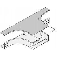Miniatuur van Niedax kabelgoot RTADV deksel aftakstuk met draaisluiting staal 500mm (161455)