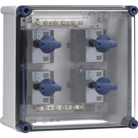 Miniatuur van Eaton schakelkast met deksel 4-polig 63A 270x270mm IP56 (1864003)