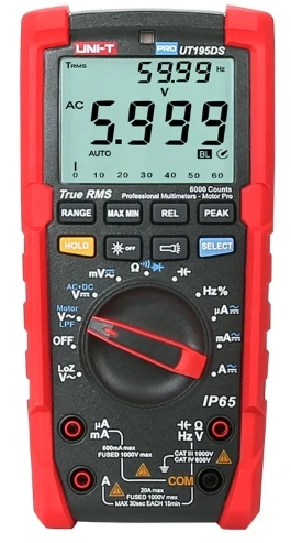 Miniatuur van UNI-T multimeter UT195DS IP65 (UT195DS)