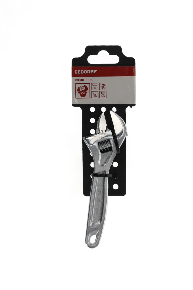 Miniatuur van GEDORE RED verstelbare moersleutel bahco max 24mm lengte 150mm chroom (R03100006)