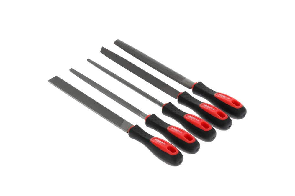 Miniatuur van GEDORE RED vijlenset 3kt 4kt plat rond half 5-delig (R93000005)