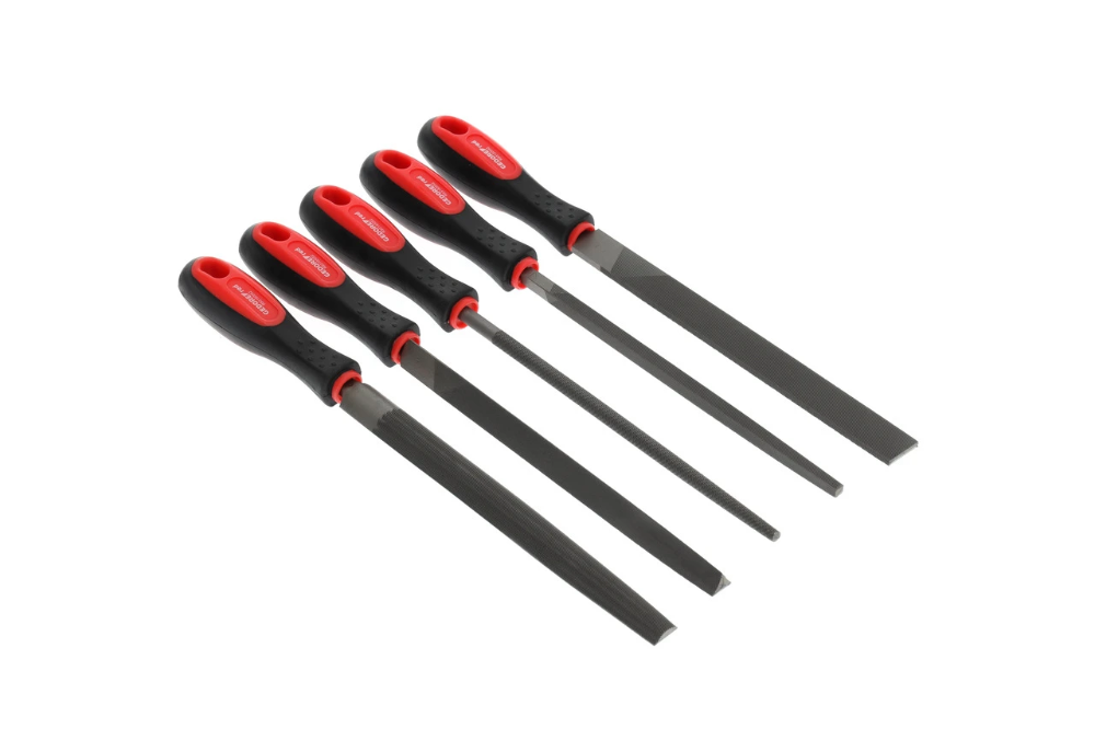 Miniatuur van GEDORE RED vijlenset 3kt 4kt plat rond half 5-delig (R93000005)
