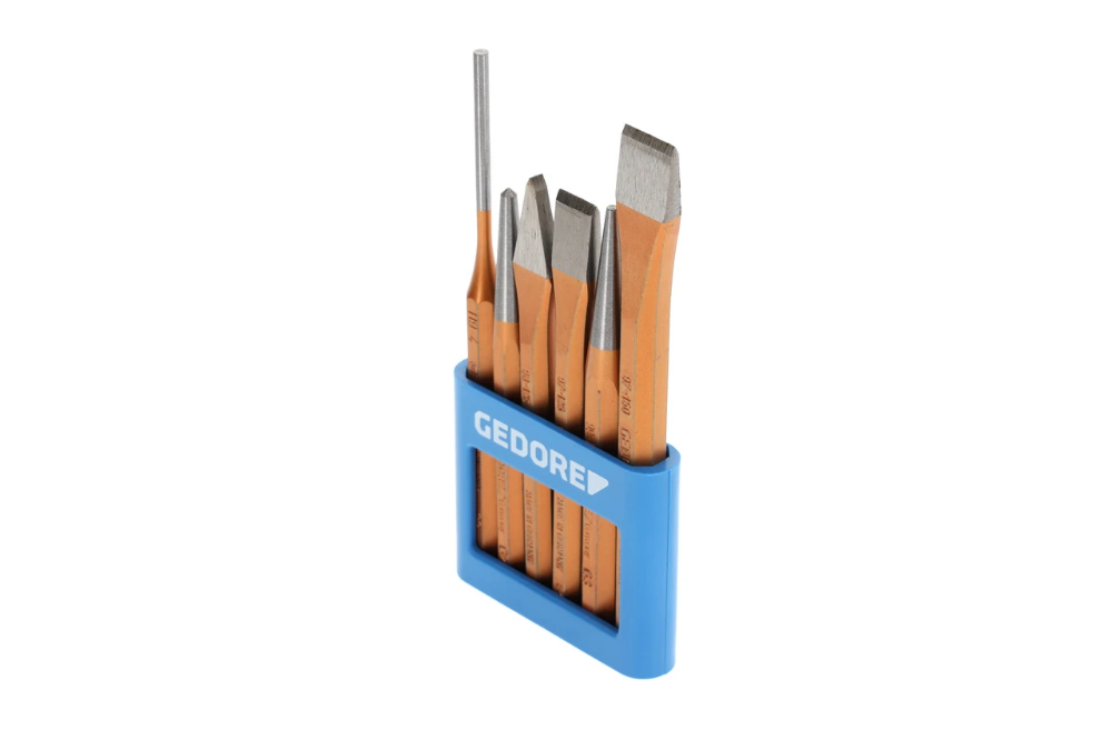 Miniatuur van GEDORE beitelset en drevelset in PVC houder 6-delig (106)
