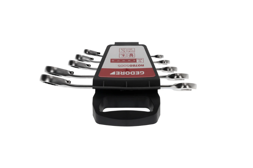 Miniatuur van GEDORE RED ringsratel steeksleutelset omkeerbaar 8-19mm 5-delig (R07205005)