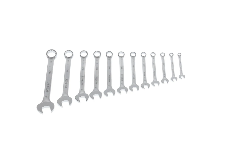 Miniatuur van GEDORE ring steeksleutelset 6-19mm 12-delig (7-0112)
