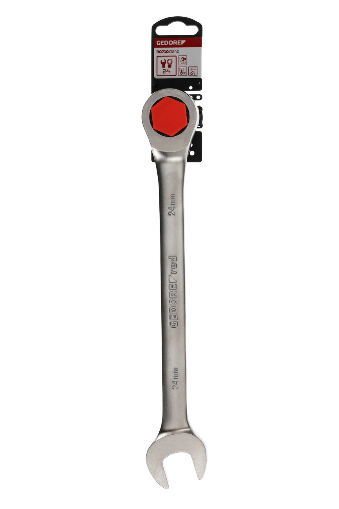 Miniatuur van GEDORE RED ringratel steeksleutel SW 24mm lengte 285mm (R07100240)
