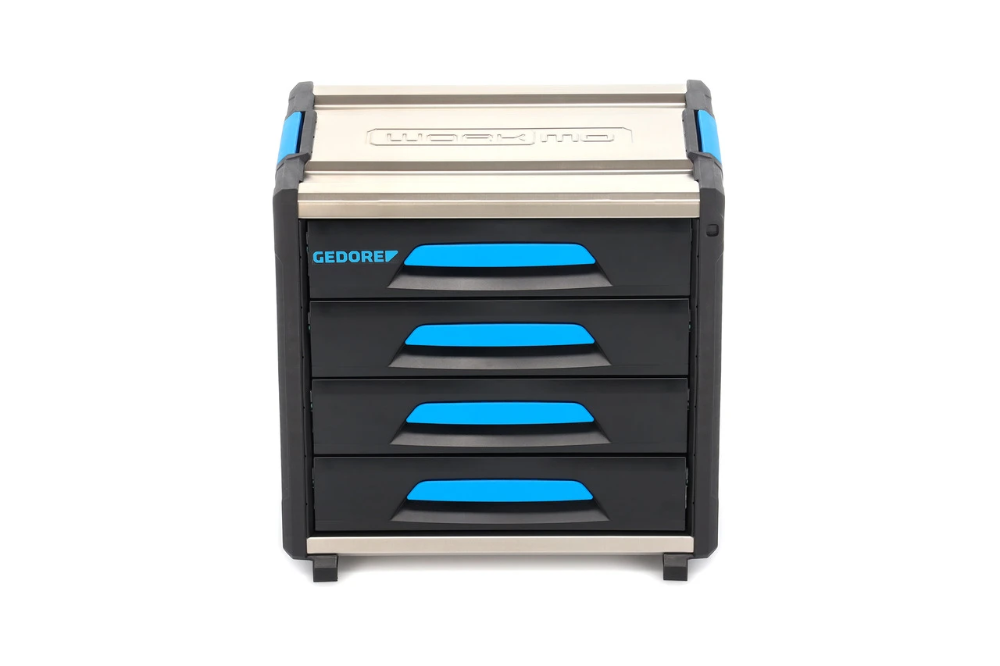 Miniatuur van GEDORE gereedschapskist workMo B2 met 4 laden H6 385x505x525 - zwart (1110 WM 24