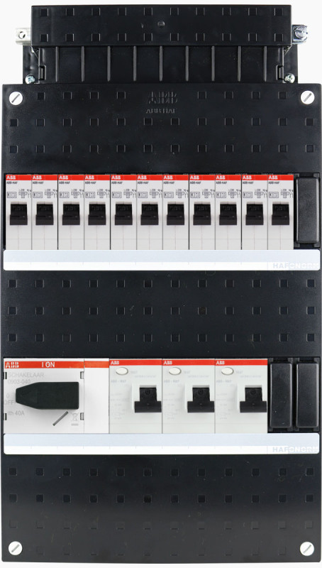 Miniatuur van ABB-HAF groepenkast 11 groepen 3 fase 220x390 (BxH)