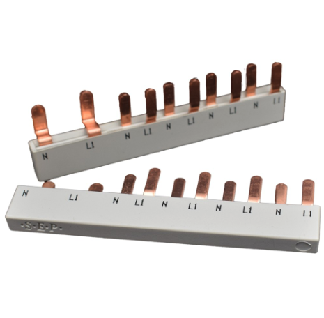 Miniatuur van doorverbinder 2F pin 6mod 2X18mm 8x9mm (P12010G20)