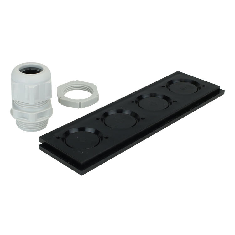 Miniatuur van Eaton set invoerstuk systeem 55 HJ5946 4xPG21 incl. Wiska M25 wartel en moer