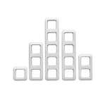 Miniatuur van Busch-Jaeger afdekraam 2-voudig - SI crème (2512-212-506)