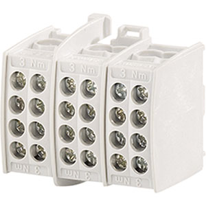 Miniatuur van Hensel Mi KKL 34 aftakklem voor hoofdleiding klembereik 1,5-25mm2 Cu 4 klemmen met elk 3 polen