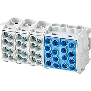 Miniatuur van Hensel Mi KKL 48 aftakklem voor hoofdleiding klembereik 1,5-25mm2 Cu 4 klemmen met elk 4 polen