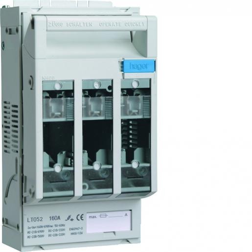 Miniatuur van Hager mespatroon 3x160A NH00 (LT052)