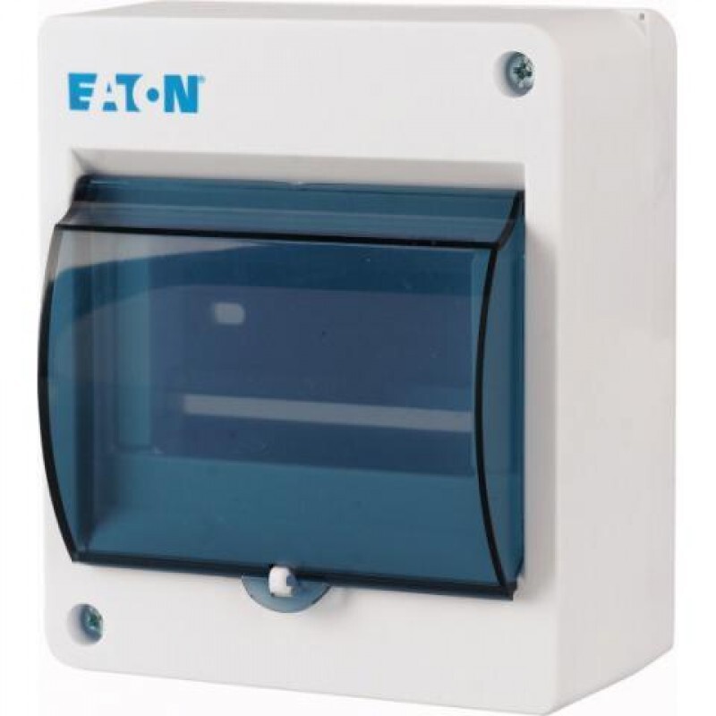 Miniatuur van Eaton mini installatiekast leeg 1-rij 5 modules incl. nulklem 1x16 mm IP30 140x120x83mm (177074)