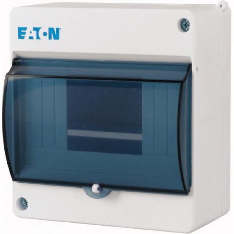 Miniatuur van Eaton mini installatiekast leeg 1-rij 6 modules incl. N/PE klem IP30 130x140x83 mm