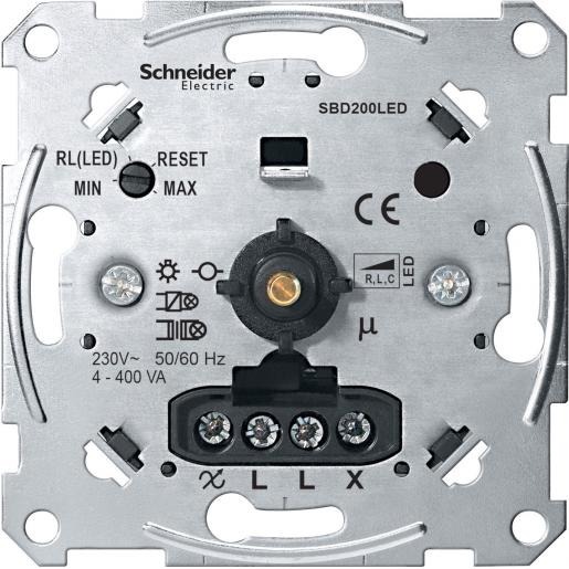 Miniatuur van Schneider-Merten draaidimmer universeel LED 400W (MTN5134-0000)