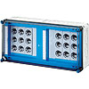 Miniatuur van Hensel 3480 zekeringkast 63A 5-polig railsysteem 250A 6x zekeringshouder