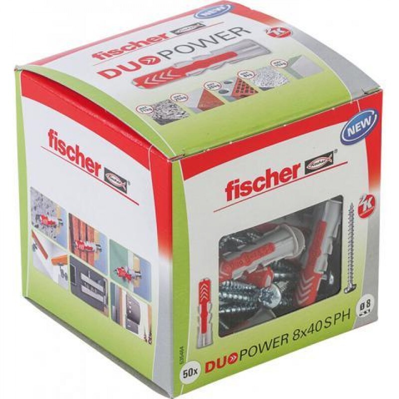 Miniatuur van Fischer DuoPower plug 8x40mm - per 50 stuks (535464)