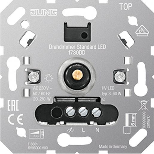 Miniatuur van JUNG LB management draaidimmer standaard LED (1730 DD)