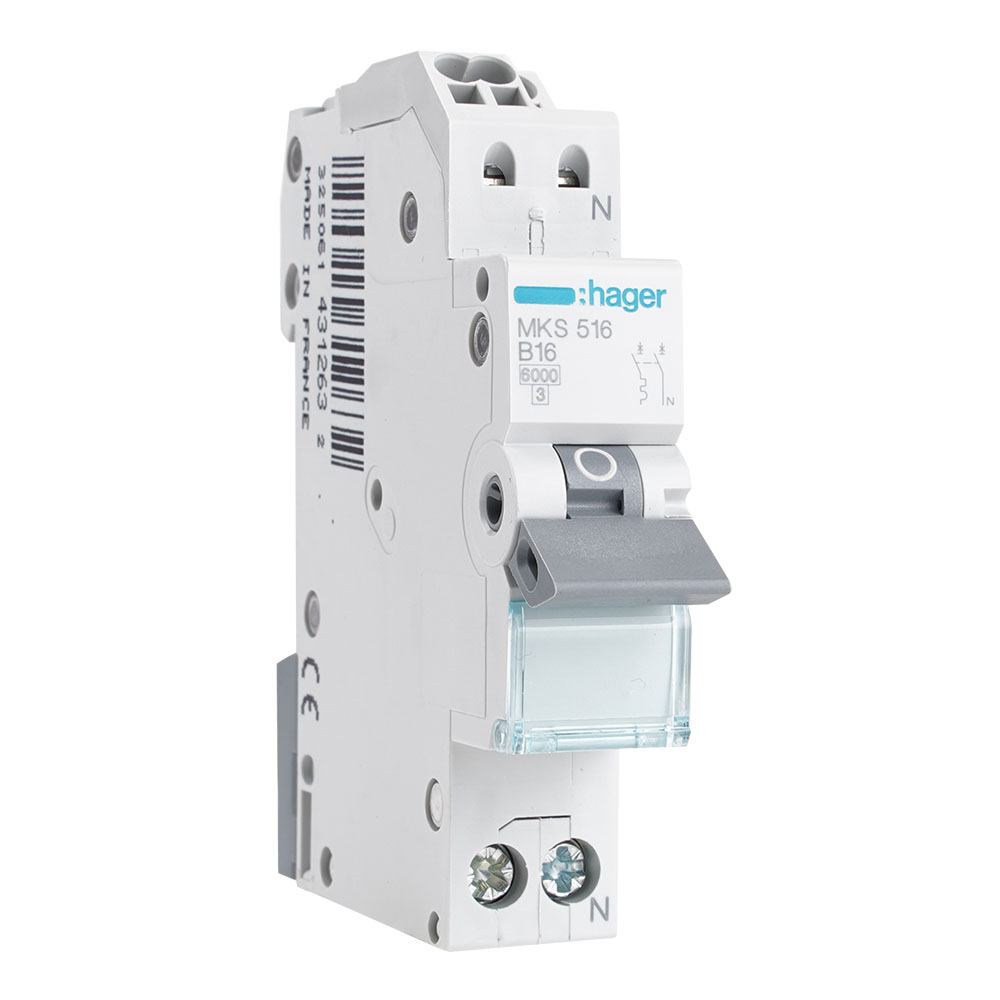 Miniatuur van Hager installatieautomaat B20 1P+N (MHN520)