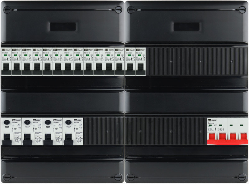 Miniatuur van EMAT Eaton groepenkast 14 groepen 3 fase 440x330 (BxH)