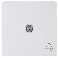 Miniatuur van Kopp HK05 bedieningswip met lens en symbool klok 1-voudig wit per 5