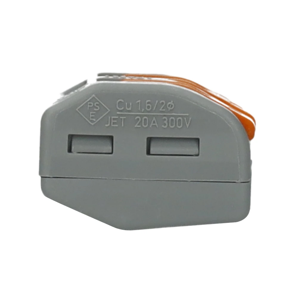 Miniatuur van Wago lasklem 2-voudig 2,5mm2 met hendels per 50 stuks (222-412)
