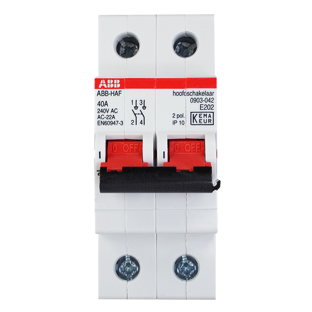 Miniatuur van ABB hoofdschakelaar 2-polig 40A (0903.042)