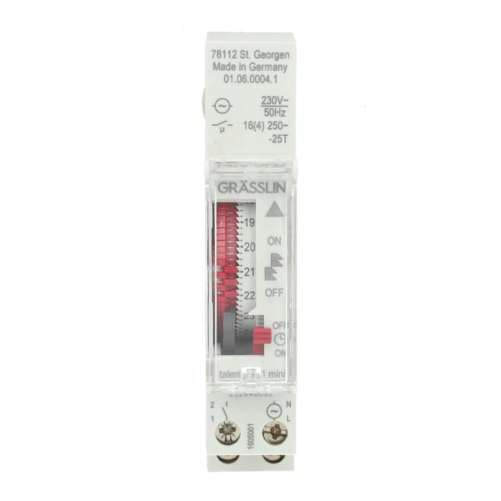 Miniatuur van Grässlin talento mini analoge schakelklok (G01.06.0004.1)