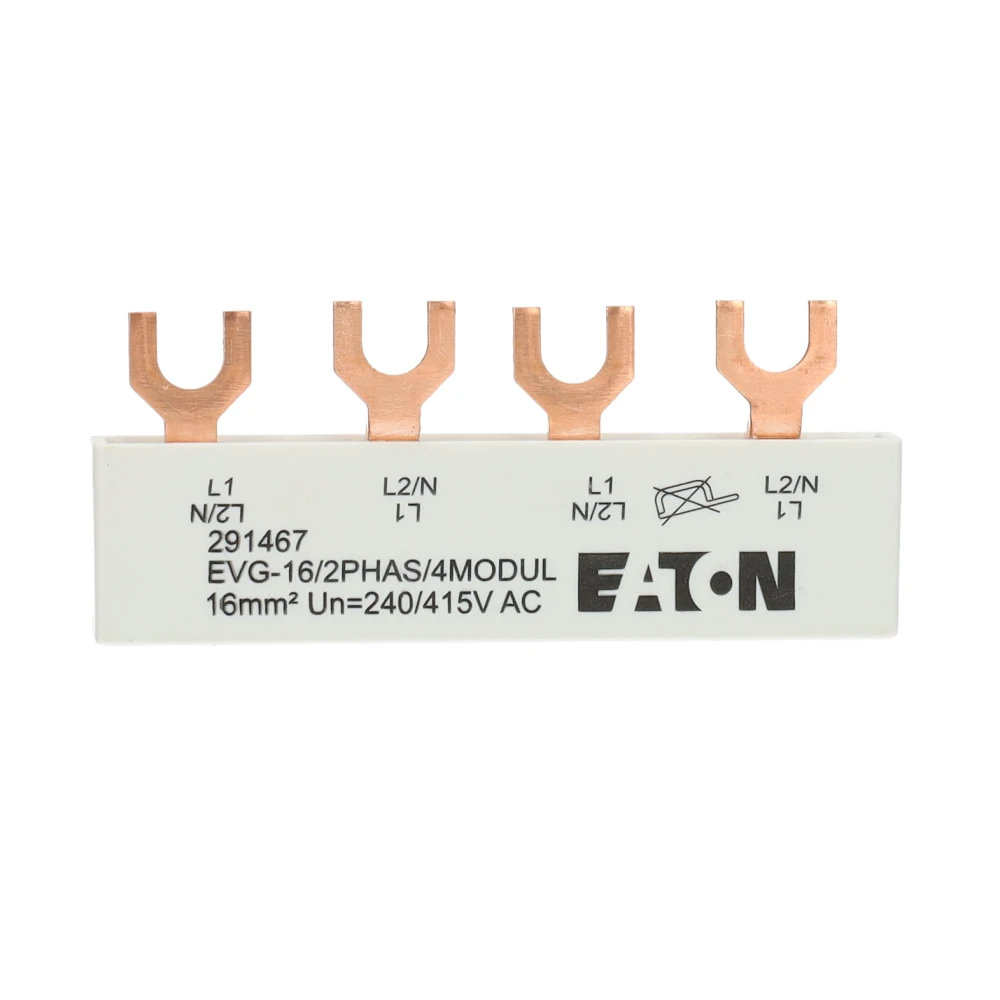 Miniatuur van Eaton kamrail vork 2-polig 4-voudig 16mm2 80A  (291467)