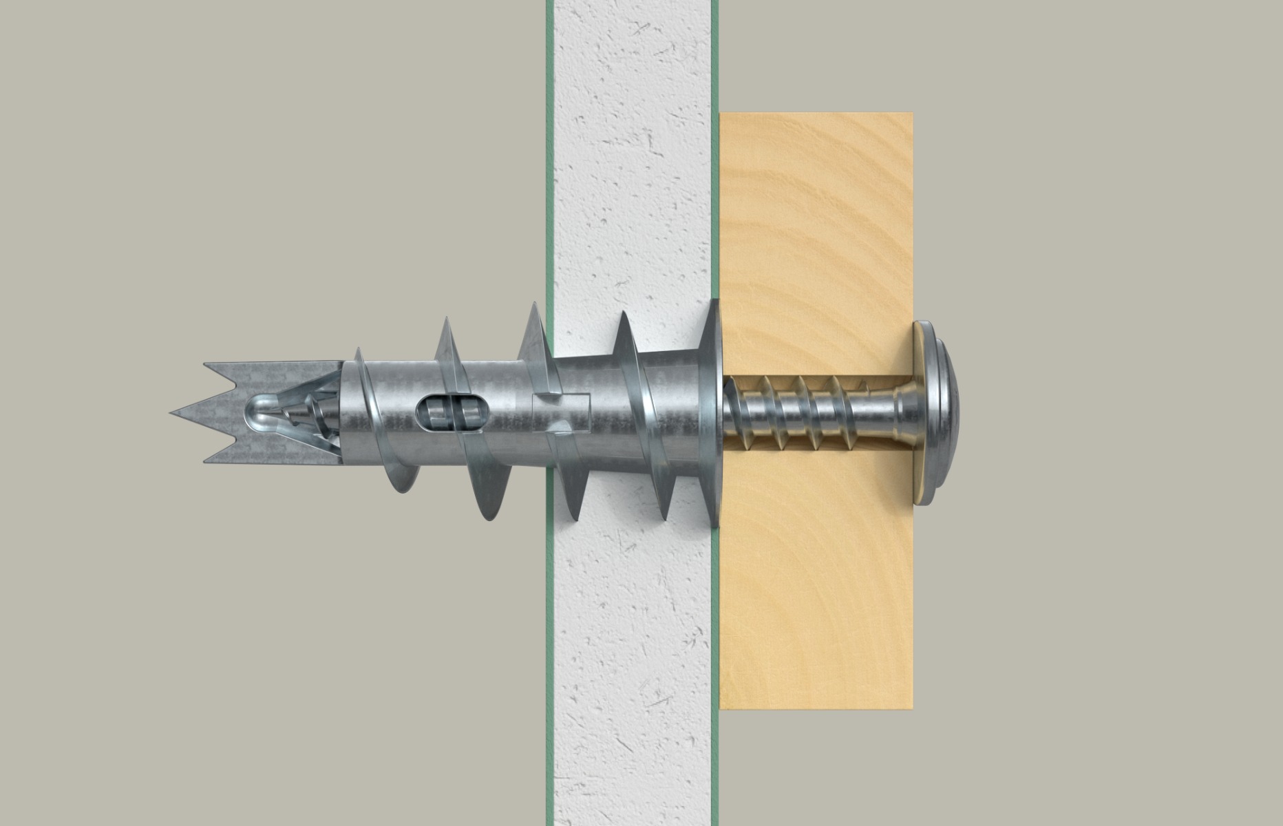 Miniatuur van Fischer hollewandplug 8x31mm met schroef - per 100 stuks (40432)