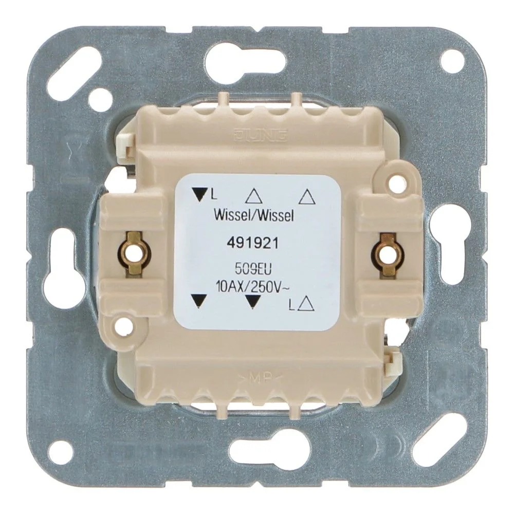 Miniatuur van JUNG sokkel inbouw wissel-wisselschakelaar (509EU)