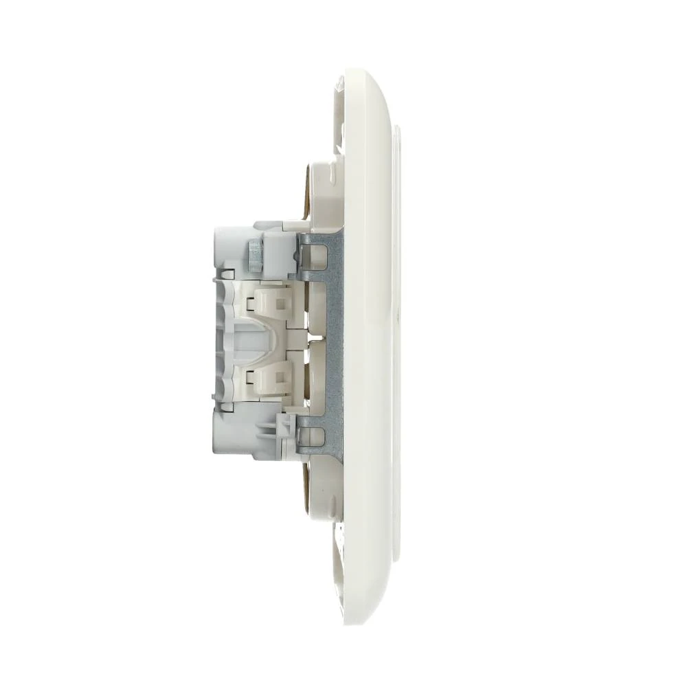 Miniatuur van ABB Busch-Jaeger wandcontactdoos inbouw met randaarde 2-voudig - Reflex SI alpinwit (302EUJT-214)