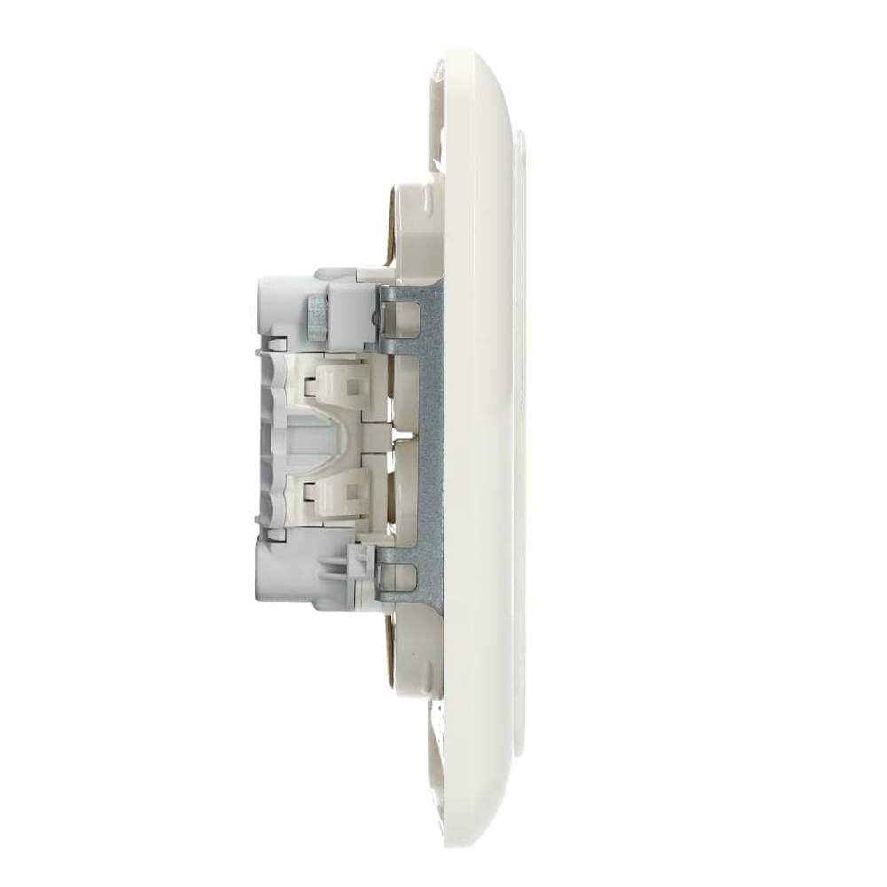 Miniatuur van ABB Busch-Jaeger wandcontactdoos inbouw met randaarde 2-voudig - Reflex SI alpinwit (302EUJT-214)