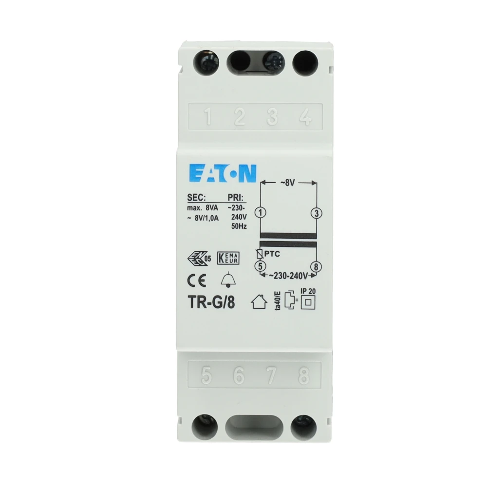 Miniatuur van Eaton beltrafo 8V 1A (272480)