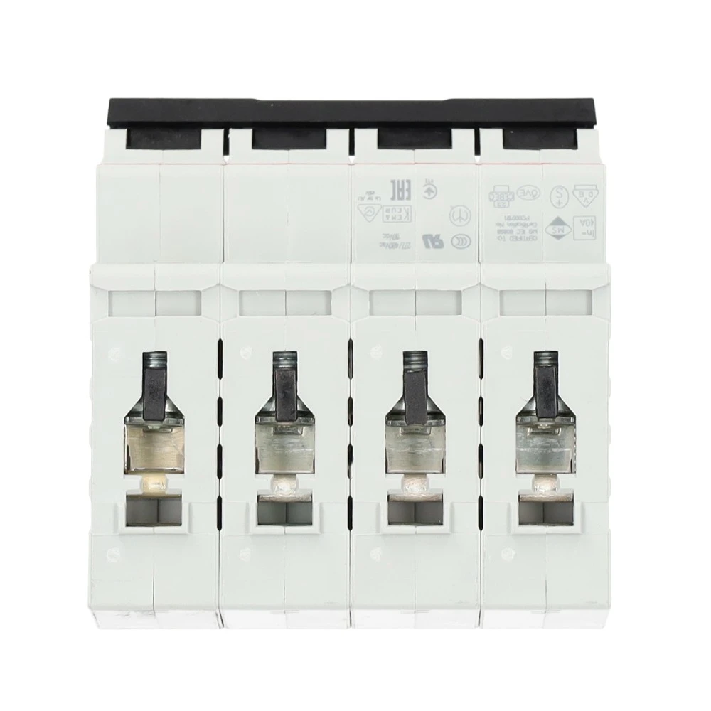 Miniatuur van ABB installatieautomaat 3-polig + nul 40A B-kar (S203-B40NA)