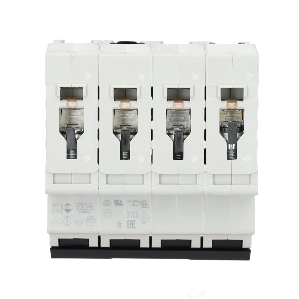 Miniatuur van ABB installatieautomaat 3-polig + nul 50A B-kar (S203-B50NA)