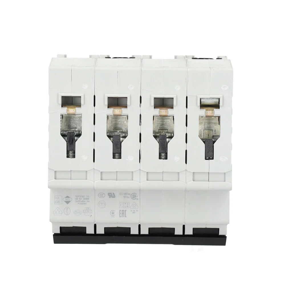 Miniatuur van ABB installatieautomaat 3-polig + nul 63A B-kar (S203-B63NA)