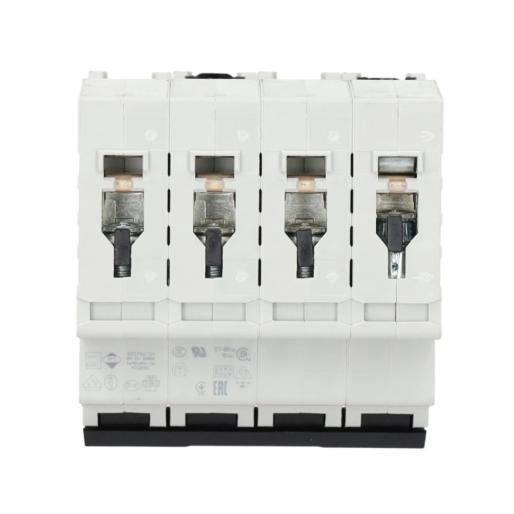 Miniatuur van ABB installatieautomaat 3-polig + nul 63A C-kar (S203-C63NA)