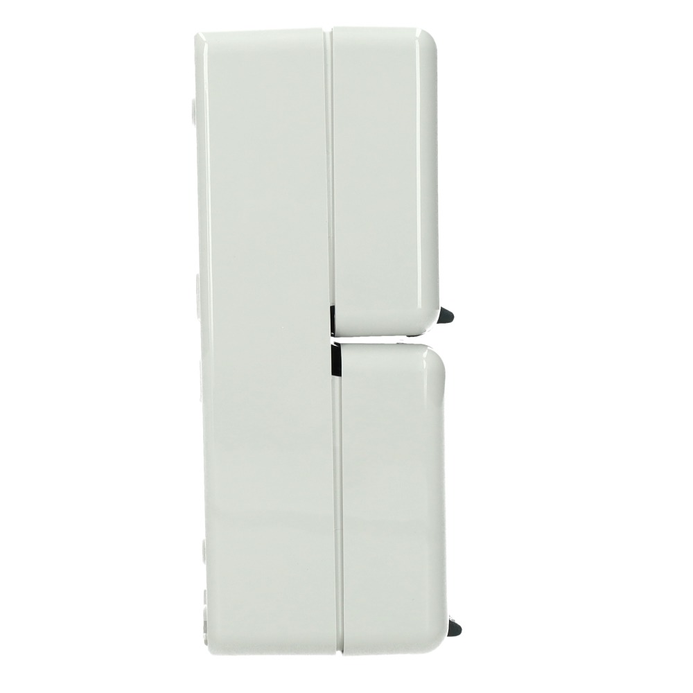 Miniatuur van JUNG opbouw stopcontact 2-voudig verticaal met onderkast 16A IP44 - WG800 grijs (822W)