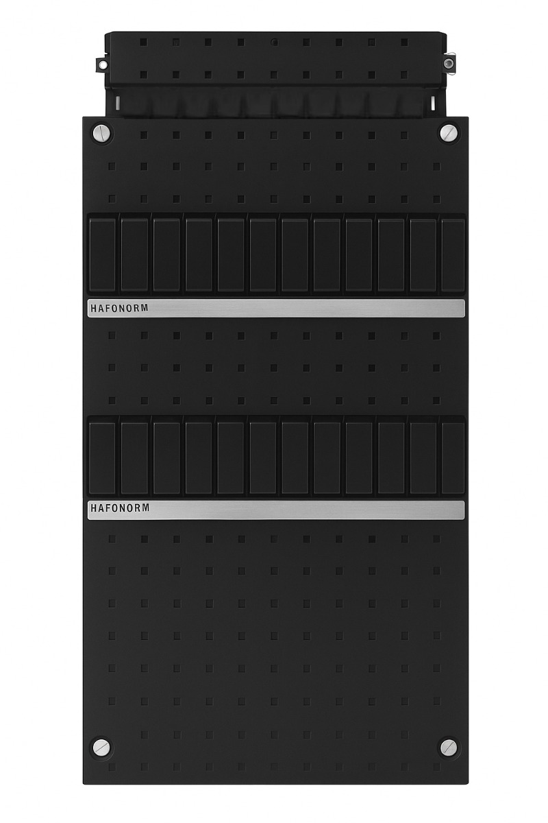 Miniatuur van ABB HAF groepenkast leeg 2-rijen 24 modules met twee 3-fase enkele busboards 220x330mm (HLD33B/3)