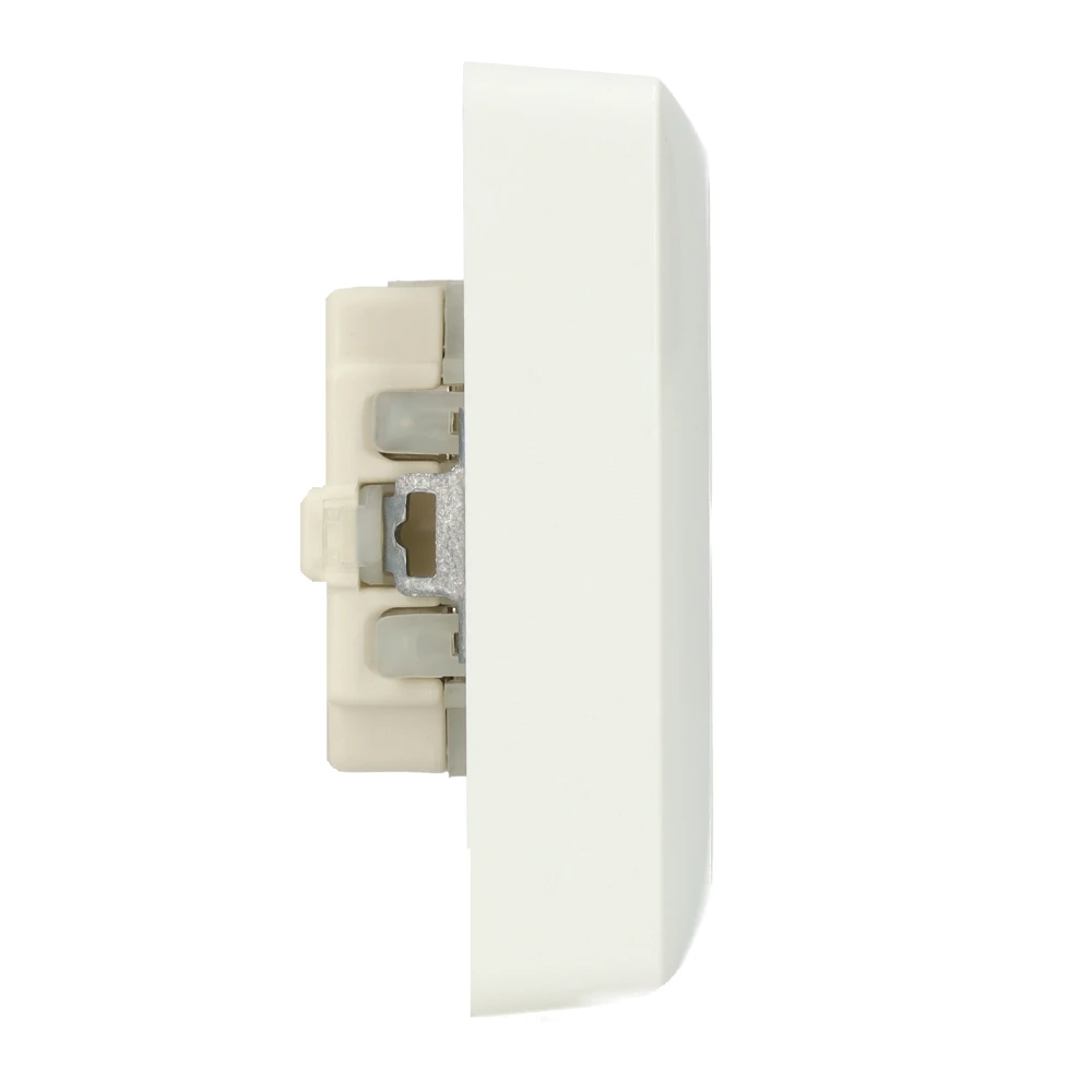 Miniatuur van PEHA stopcontact 2-voudig met randaarde half opbouw - Standaard alpin wit (00491821)