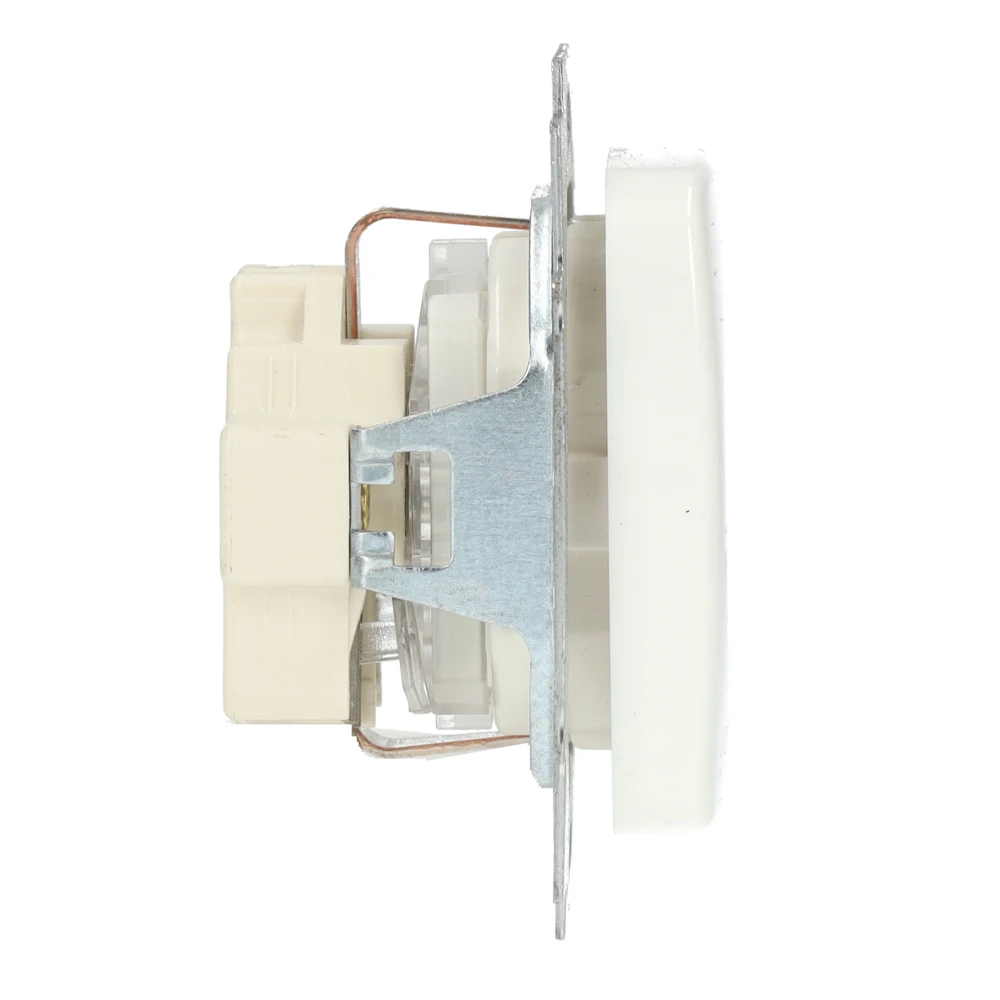 Miniatuur van Busch-Jaeger stopcontact met randaarde en kinderbeveiliging - alpin wit (20 EUCRKS-214-503)