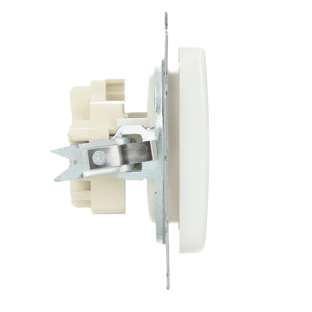 Miniatuur van ABB Busch-Jaeger inbouw stopcontact 1-voudig - alpin wit (2300 UC-214-500)