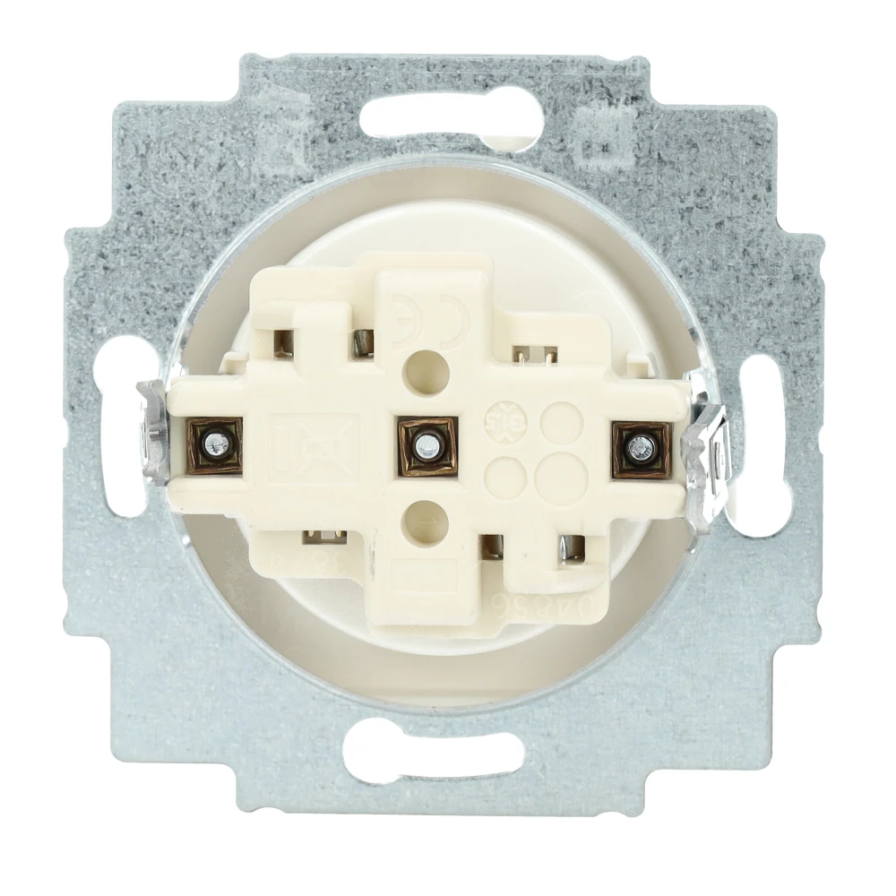 Miniatuur van ABB Busch-Jaeger inbouw stopcontact 1-voudig - alpin wit (2300 UC-214-500)