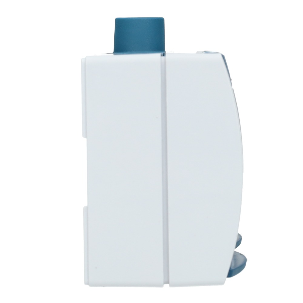 Miniatuur van ABB Busch-Jaeger dubbel stopcontact horizontaal opbouw met randaarde en klapdeksel IP44 spatwaterdicht (20/2 EW-53-503)