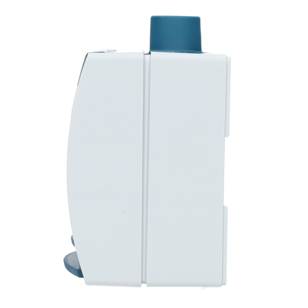 Miniatuur van ABB Busch-Jaeger dubbel stopcontact horizontaal opbouw met randaarde en klapdeksel IP44 spatwaterdicht (20/2 EW-53-503)